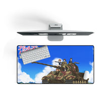 Load image into Gallery viewer, Girls und Panzer Mouse Pad (Desk Mat) On Desk