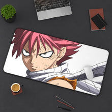 Load image into Gallery viewer, Fairy Tail Natsu Dragneel Mouse Pad (Desk Mat) On Desk