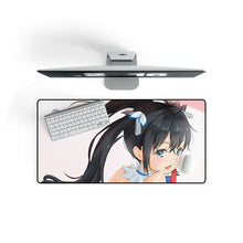 Load image into Gallery viewer, Is It Wrong to Try to Pick Up Girls in a Dungeon? Hestia Mouse Pad (Desk Mat) On Desk