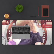 Load image into Gallery viewer, Ya Boy Kongming! Eiko Tsukimi Mouse Pad (Desk Mat) With Laptop