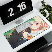 Load image into Gallery viewer, Lycoris Recoil Takina Inoue, Chisato Nishikigi Mouse Pad (Desk Mat) With Laptop