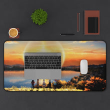 Load image into Gallery viewer, Laid-Back Camp by Mouse Pad (Desk Mat) With Laptop