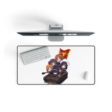 Load image into Gallery viewer, Girls und Panzer Mouse Pad (Desk Mat) On Desk