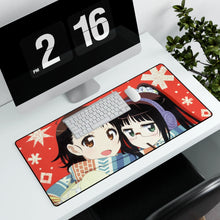 Load image into Gallery viewer, Nisekoi Kosaki Onodera, Ruri Miyamoto Mouse Pad (Desk Mat) With Laptop