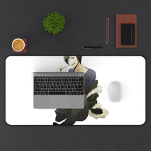 Load image into Gallery viewer, Durarara!! Izaya Orihara Mouse Pad (Desk Mat) With Laptop