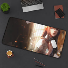 Load image into Gallery viewer, Makise Kurisu Mouse Pad (Desk Mat) On Desk