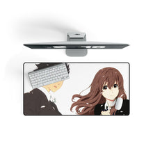 Load image into Gallery viewer, Koe No Katachi Mouse Pad (Desk Mat) On Desk