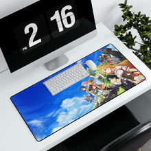 Load image into Gallery viewer, Sword Art Online Kazuto Kirigaya, Asuna Yuuki Mouse Pad (Desk Mat) With Laptop
