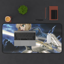 Load image into Gallery viewer, Saber (Fate Series) Mouse Pad (Desk Mat) With Laptop