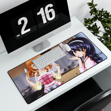 Load image into Gallery viewer, Girls und Panzer Mouse Pad (Desk Mat) With Laptop