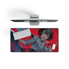 Load image into Gallery viewer, Anime Girl Red Eyes Mouse Pad (Desk Mat)