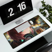 Load image into Gallery viewer, Anime, Girl, Headphones, Coffee Can, Mouse Pad (Desk Mat)