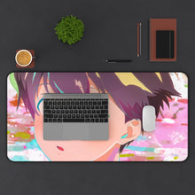 Load image into Gallery viewer, Yuu Izumi Mouse Pad (Desk Mat) With Laptop