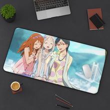 Load image into Gallery viewer, Anohana Meiko Honma, Naruko Anjou, Chiriko Tsurumi Mouse Pad (Desk Mat) On Desk