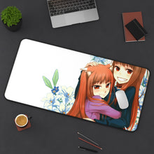 Load image into Gallery viewer, Spice And Wolf Mouse Pad (Desk Mat) On Desk