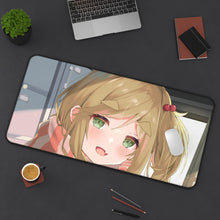 Load image into Gallery viewer, Laid-Back Camp Mouse Pad (Desk Mat) On Desk