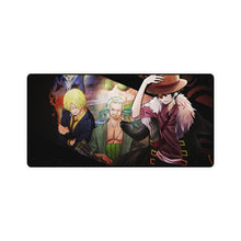 Load image into Gallery viewer, One Piece Monkey D. Luffy, Roronoa Zoro, Sanji Mouse Pad (Desk Mat)