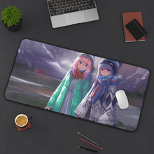 Load image into Gallery viewer, Laid-Back Camp Mouse Pad (Desk Mat) On Desk