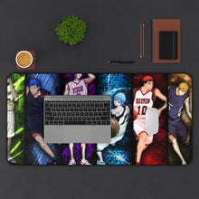 Load image into Gallery viewer, Kuroko's Basketball Tetsuya Kuroko, Daiki Aomine, Atsushi Murasakibara Mouse Pad (Desk Mat) With Laptop
