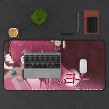 Load image into Gallery viewer, Yona Of The Dawn Mouse Pad (Desk Mat) With Laptop