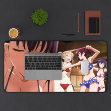 Load image into Gallery viewer, Saekano: How To Raise A Boring Girlfriend Mouse Pad (Desk Mat) With Laptop