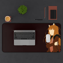 Load image into Gallery viewer, Spice And Wolf Mouse Pad (Desk Mat) With Laptop