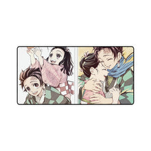 Load image into Gallery viewer, Tanjiro, Nezuko, Kamado, Kimetsu no Yaiba, Mouse Pad (Desk Mat)