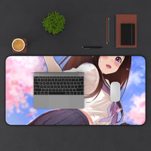 Load image into Gallery viewer, Hyouka Eru Chitanda Mouse Pad (Desk Mat) With Laptop