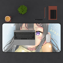 Load image into Gallery viewer, Rascal Does Not Dream Of Bunny Girl Senpai Mouse Pad (Desk Mat) With Laptop