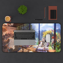 Load image into Gallery viewer, Mushoku Tensei: Jobless Reincarnation Roxy Migurdia, Rudeus Greyrat, Eris Boreas Greyrat, Sylphiette, Orsted Mouse Pad (Desk Mat) With Laptop