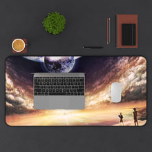Load image into Gallery viewer, Anime Sci Fi Mouse Pad (Desk Mat) With Laptop