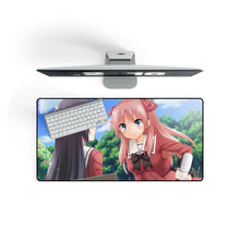 Load image into Gallery viewer, A Kiss For The Petals - Remembering How We Met Mouse Pad (Desk Mat)