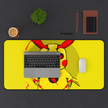 Load image into Gallery viewer, Pikachu Mouse Pad (Desk Mat) With Laptop