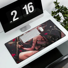 Load image into Gallery viewer, Anime, Girl, Warrior, Sword, Fantasy, Mouse Pad (Desk Mat)