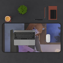 Load image into Gallery viewer, Spice And Wolf Mouse Pad (Desk Mat) With Laptop