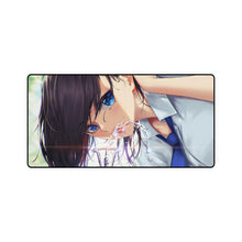 Load image into Gallery viewer, Beautiful Anime Girl Blue Eyes Mouse Pad (Desk Mat)