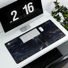 Load image into Gallery viewer, Girl with animal ear walking in the night Mouse Pad (Desk Mat) With Laptop