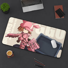 Load image into Gallery viewer, Sword Art Online Alternative: Gun Gale Online Mouse Pad (Desk Mat) On Desk