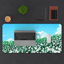 Load image into Gallery viewer, The Promised Neverland Ray, Emma Mouse Pad (Desk Mat) With Laptop