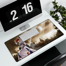 Load image into Gallery viewer, Magical Girl Lyrical Nanoha Mouse Pad (Desk Mat) With Laptop