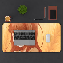 Load image into Gallery viewer, Spice And Wolf Mouse Pad (Desk Mat) With Laptop