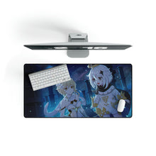 Load image into Gallery viewer, Genshin Impact, Lumine, Female, Traveler, Paimon, Mouse Pad (Desk Mat)