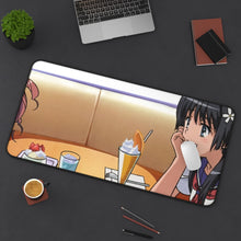 Load image into Gallery viewer, A Certain Magical Index Mikoto Misaka, Kuroko Shirai Mouse Pad (Desk Mat) With Laptop