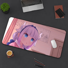 Load image into Gallery viewer, Miss Kobayashi's Dragon Maid Kanna Kamui, Kobayashi San Chi No Maid Dragon Mouse Pad (Desk Mat) On Desk