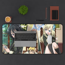 Load image into Gallery viewer, Boku Wa Tomodachi Ga Sukunai Sena Kashiwazaki, Yozora Mikazuki, Kodaka Hasegawa, Yukimura Kusunoki Mouse Pad (Desk Mat) With Laptop