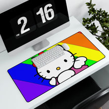 Load image into Gallery viewer, Anime Hello Kitty Mouse Pad (Desk Mat) With Laptop