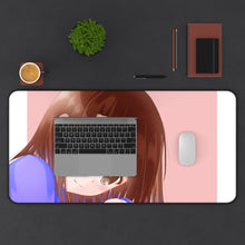 Load image into Gallery viewer, Saekano: How To Raise A Boring Girlfriend Mouse Pad (Desk Mat) With Laptop