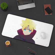 Load image into Gallery viewer, Boruto Uzamaki Mouse Pad (Desk Mat) On Desk