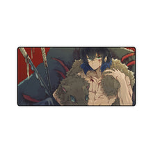 Load image into Gallery viewer, Inosuke Hashibira, (Kimetsu no Yaiba), Unmasked, Mouse Pad (Desk Mat)