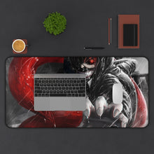 Load image into Gallery viewer, Tokyo Ghoul Ken Kaneki Mouse Pad (Desk Mat) With Laptop